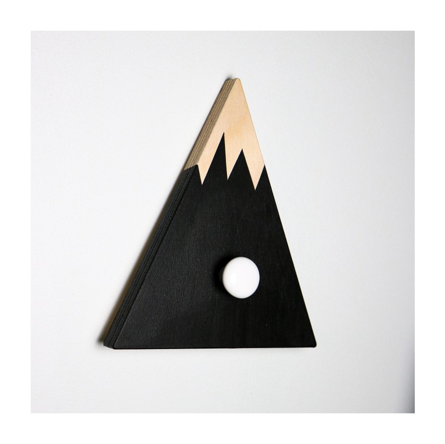Mountain Wall Hooks With Porcelain Pegs