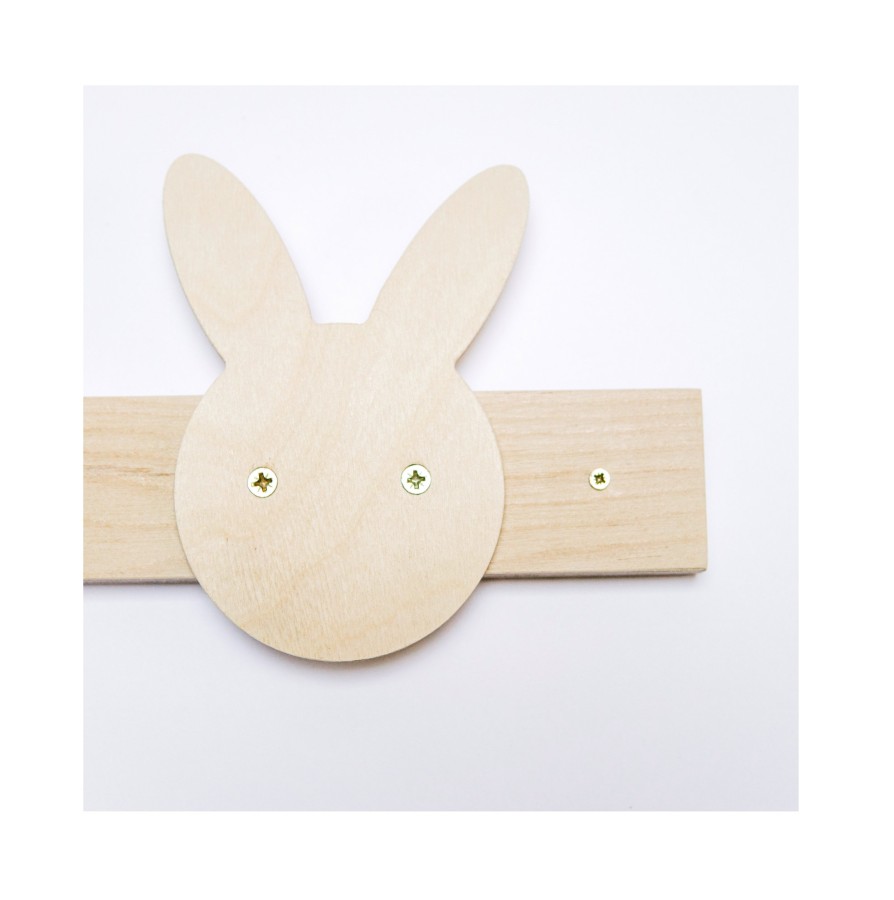Plywood bunny rack