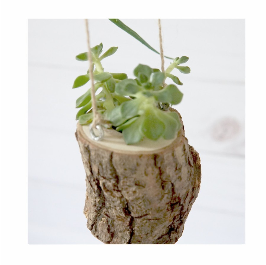Wooden plant pots (2 pcs.)